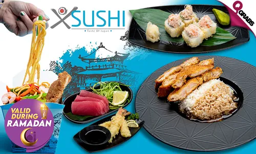 Sushi, Sashimi, Maki & More at X-Sushi Restaurant!
